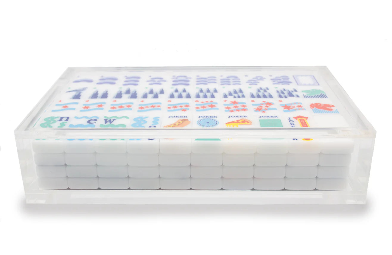 Mahjong tile acrylic display box