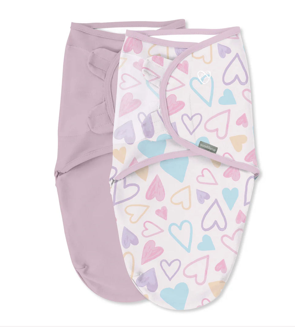 2 pack Swaddle - I heart you