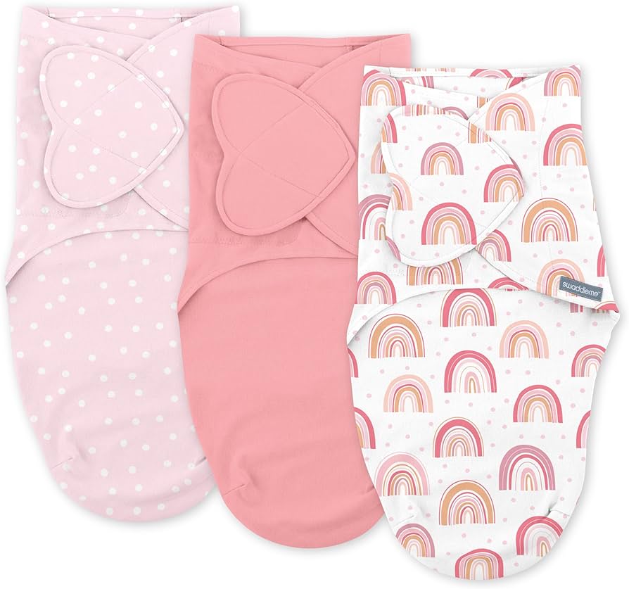 3 pack Swaddle - Rainbow 0/3M