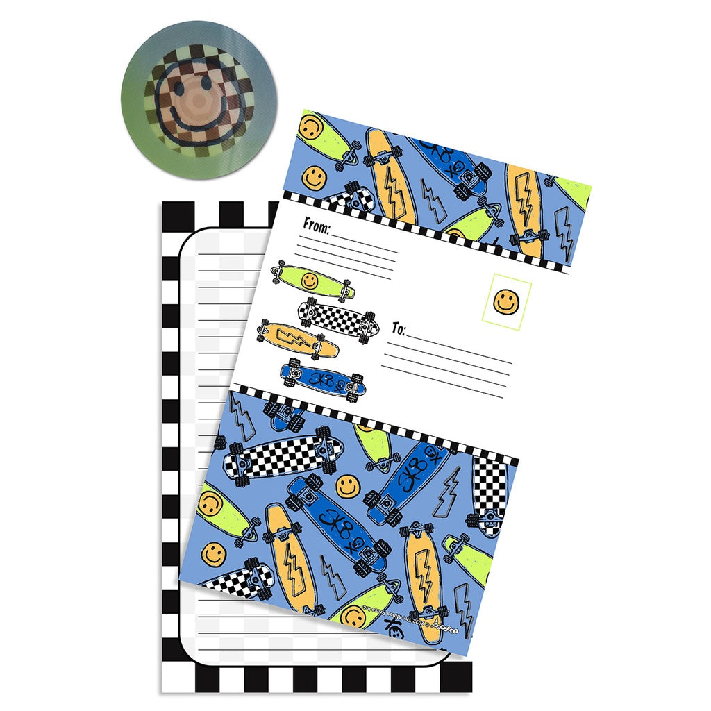 SK8 BOARD FOLDOVER CARDS