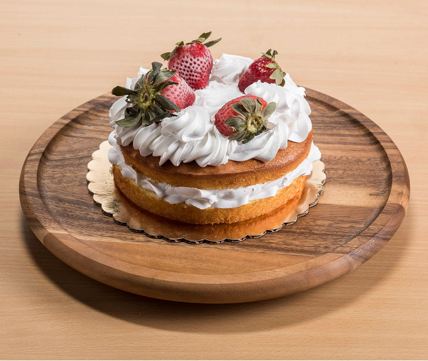 Plateau tournant en bois - 15 po