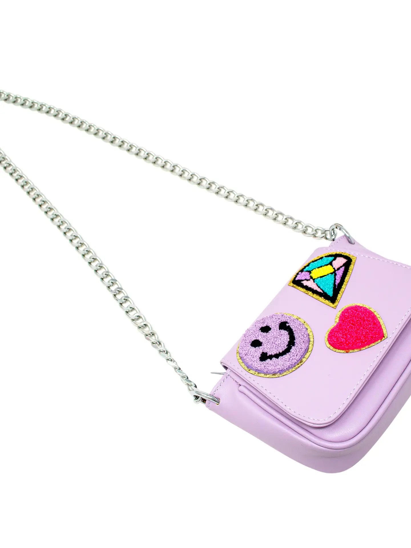 Sac à main à bandoulière avec patch