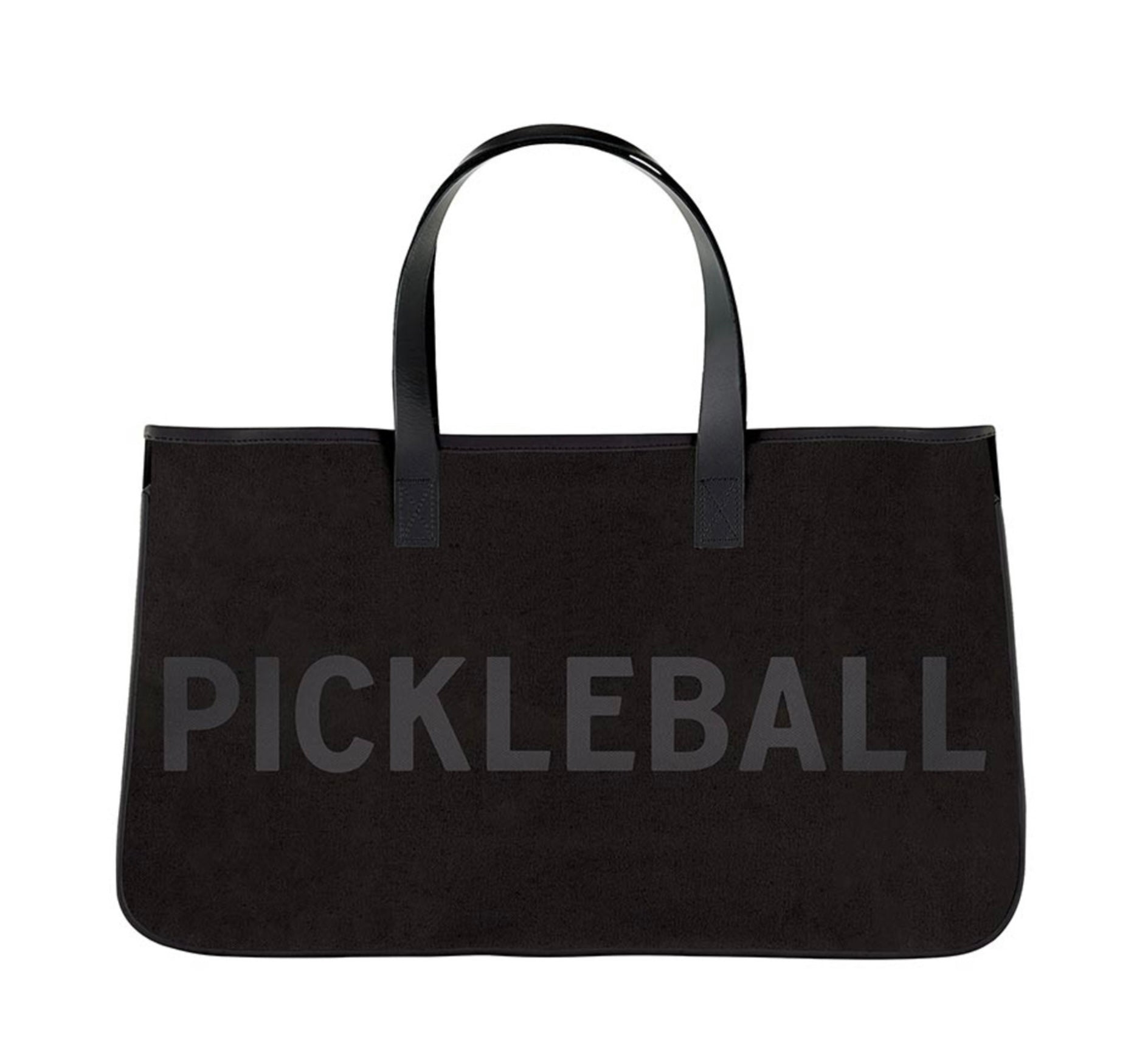 Sac fourre-tout en toile noire - Pickleball
