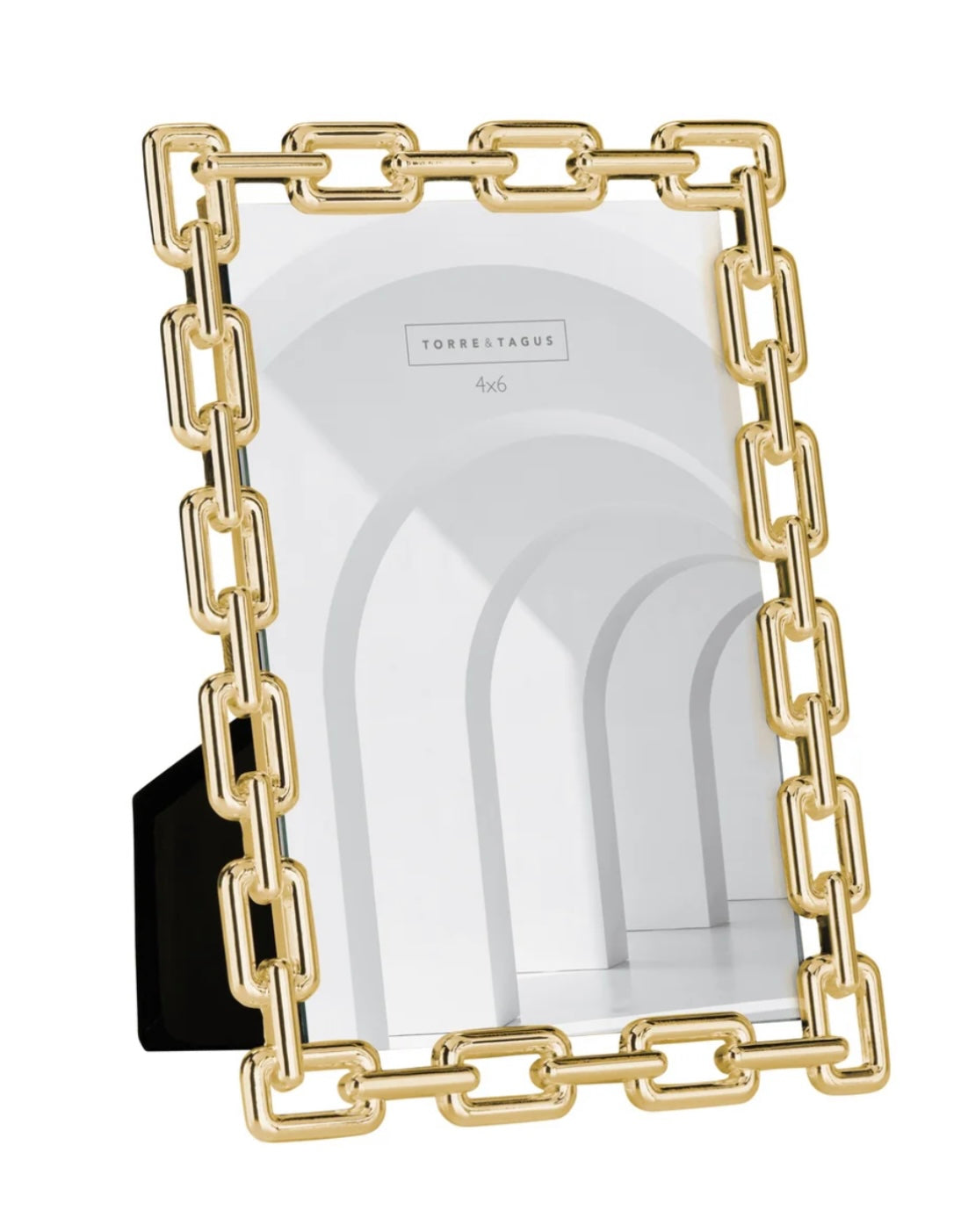 Cadre photo - Maillon de chaîne doré - 4x6