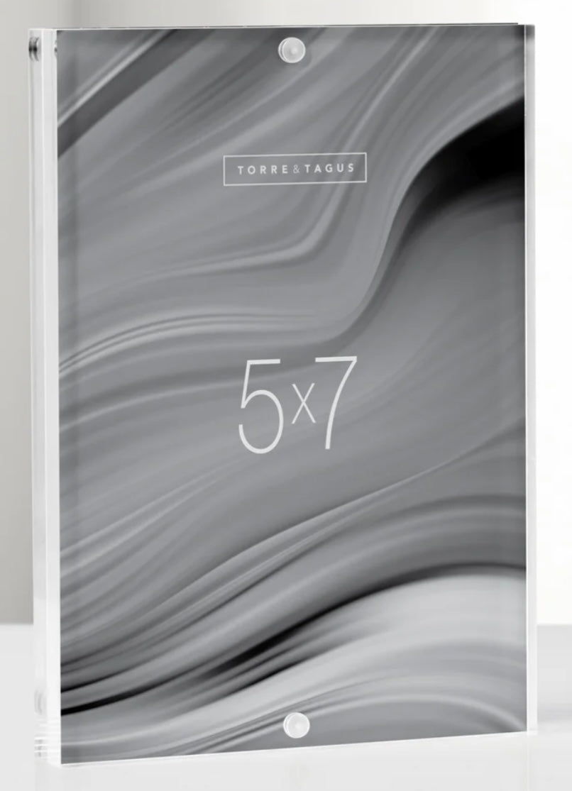 Cadre photo - Bloc acrylique réversible - 5x7