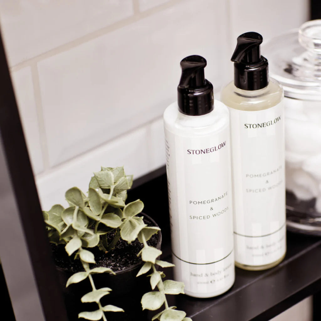 Stoneglow Hand & Body Wash - Pomegranate & Spiced Woods