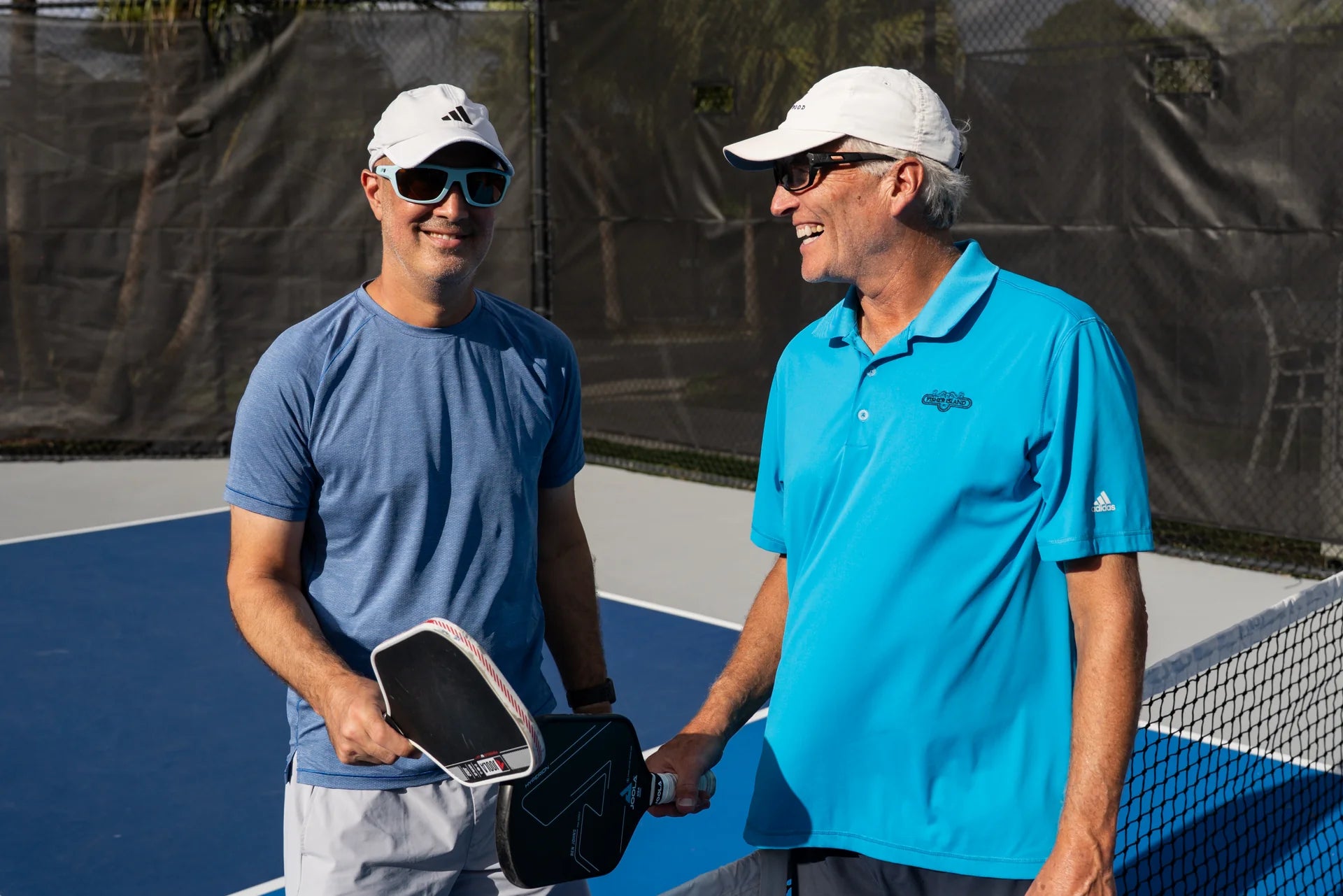 Knockout Optics pickleball glasses: Powder Blue