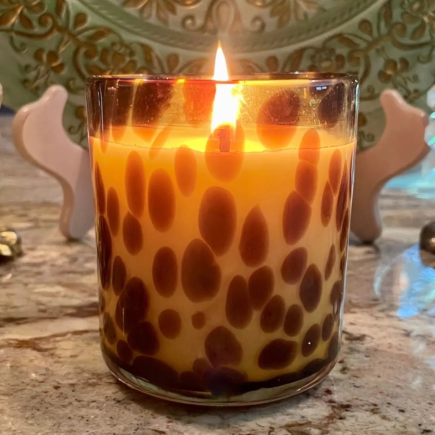 Bougie de soja - Cheetah Brown, nily Vanilly