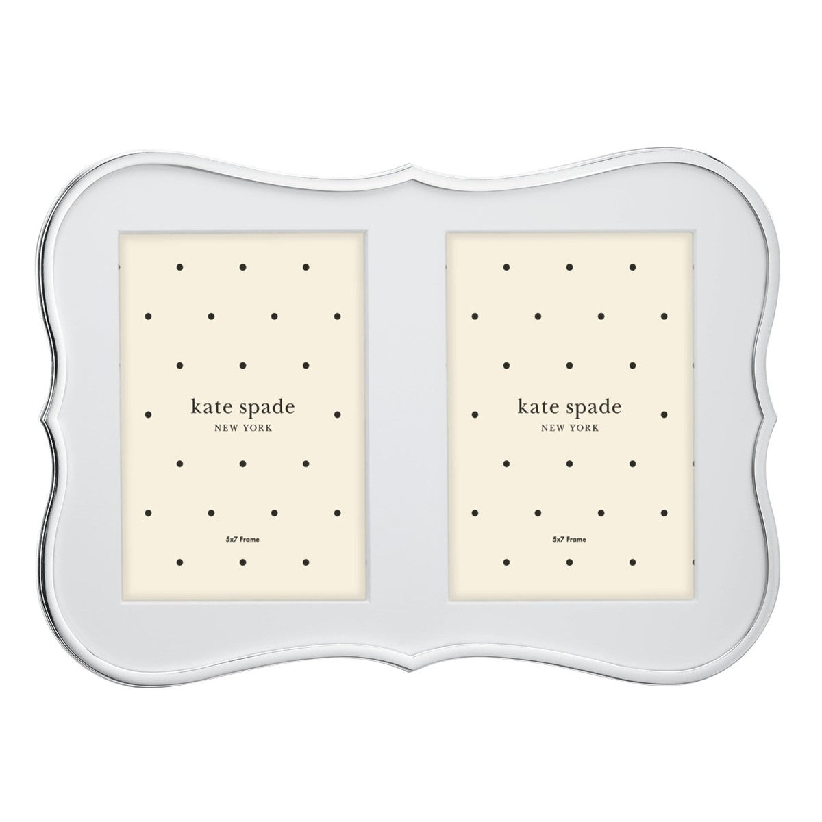 Cadre Kate Spade Crown Point 5"x 7" - Argent