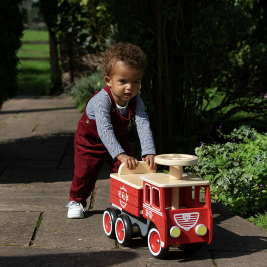 Personalized Ride on fire truck