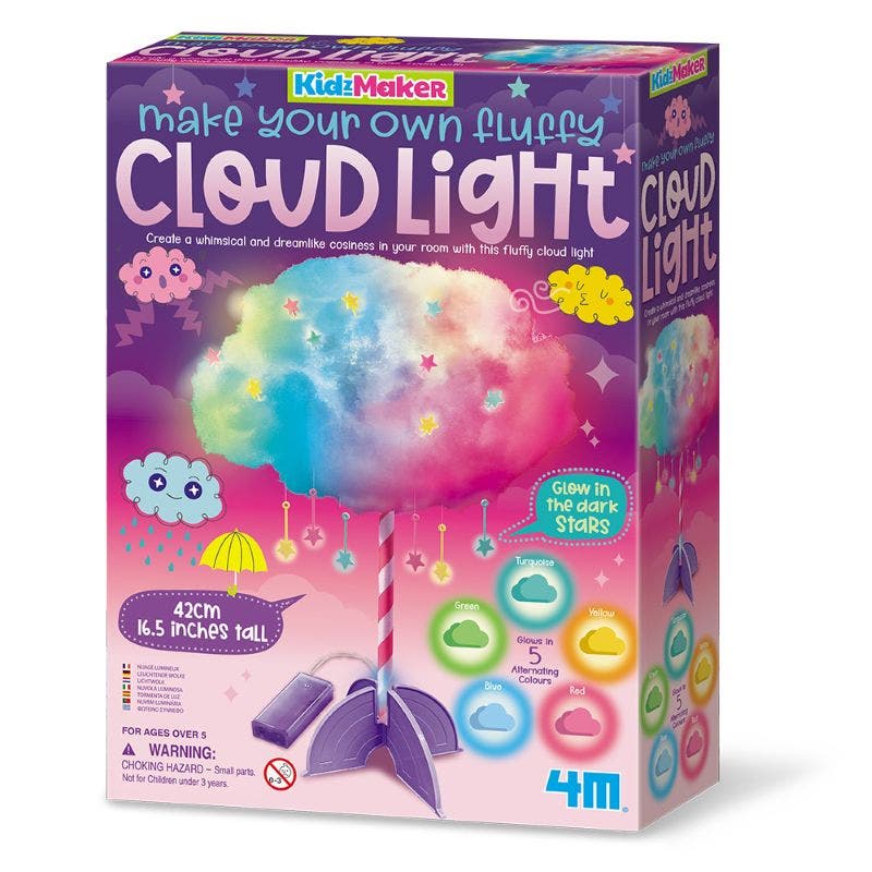 Make your own fluffy cloud light