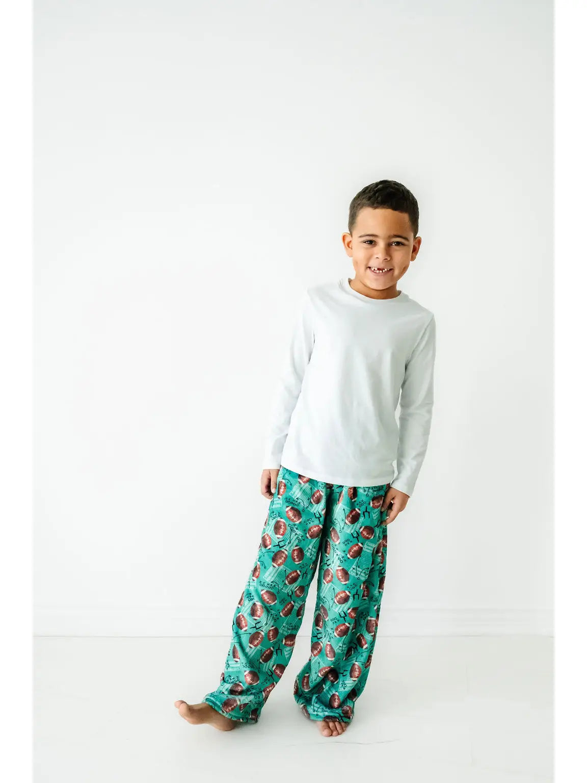 Pantalon en peluche pour enfants Football