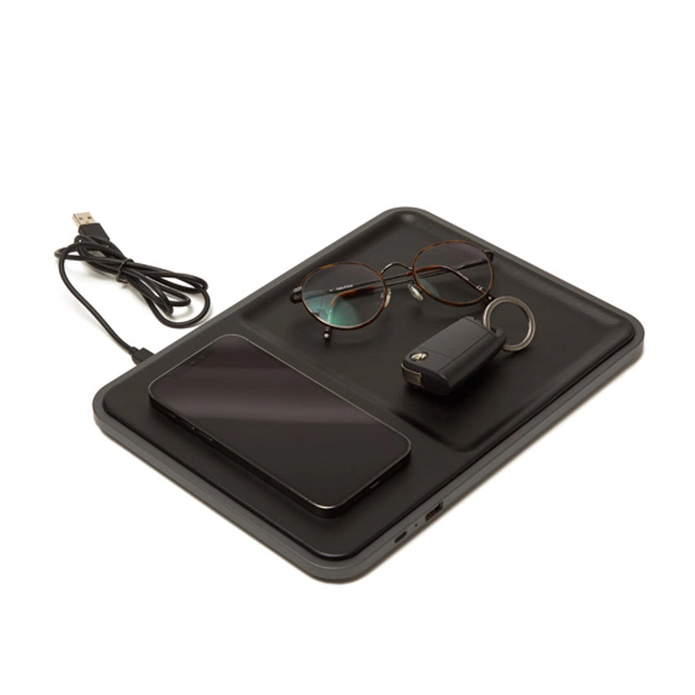 Black Wireless Charging Tray