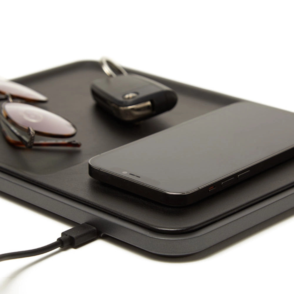 Black Wireless Charging Tray
