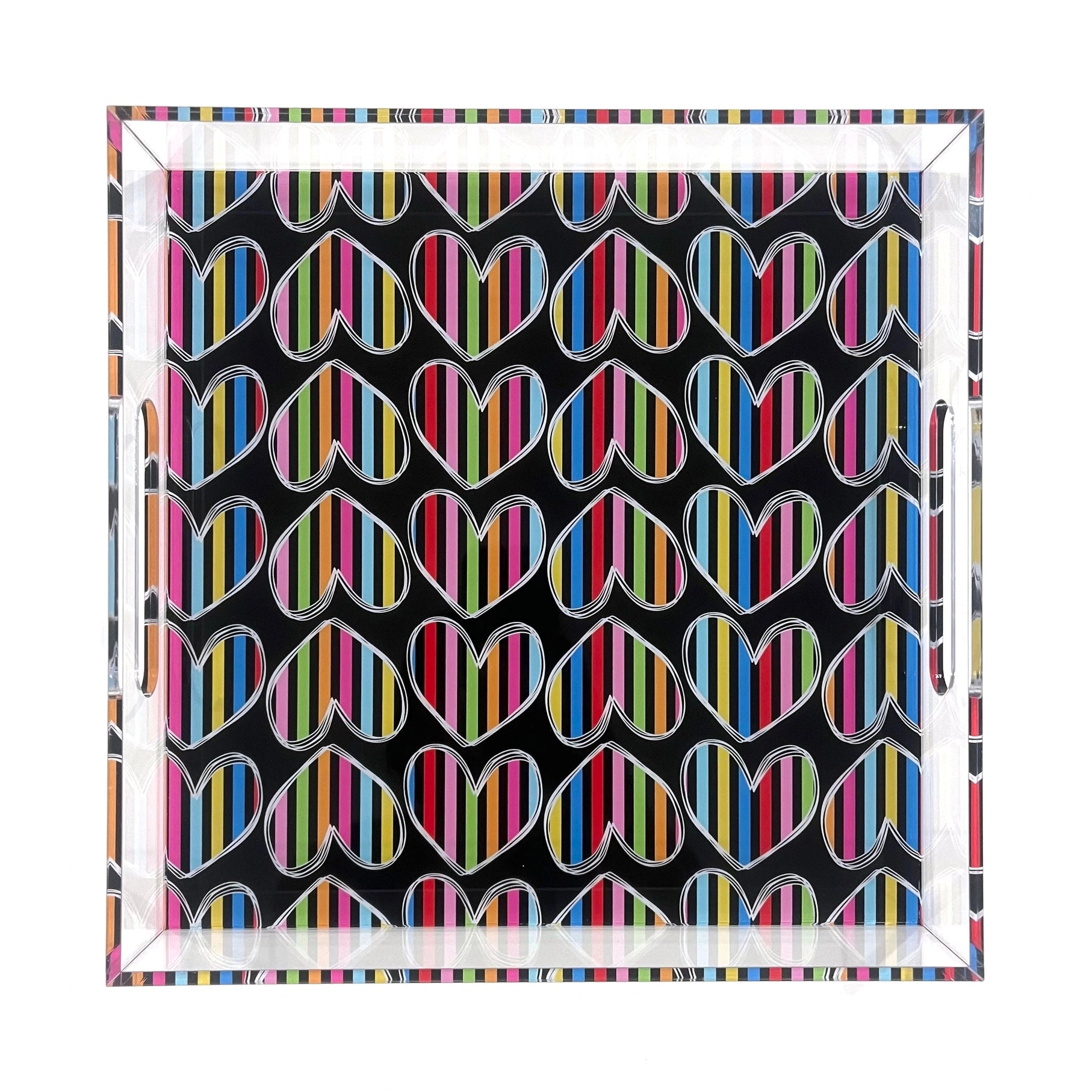 Plateau en acrylique - Neon Love