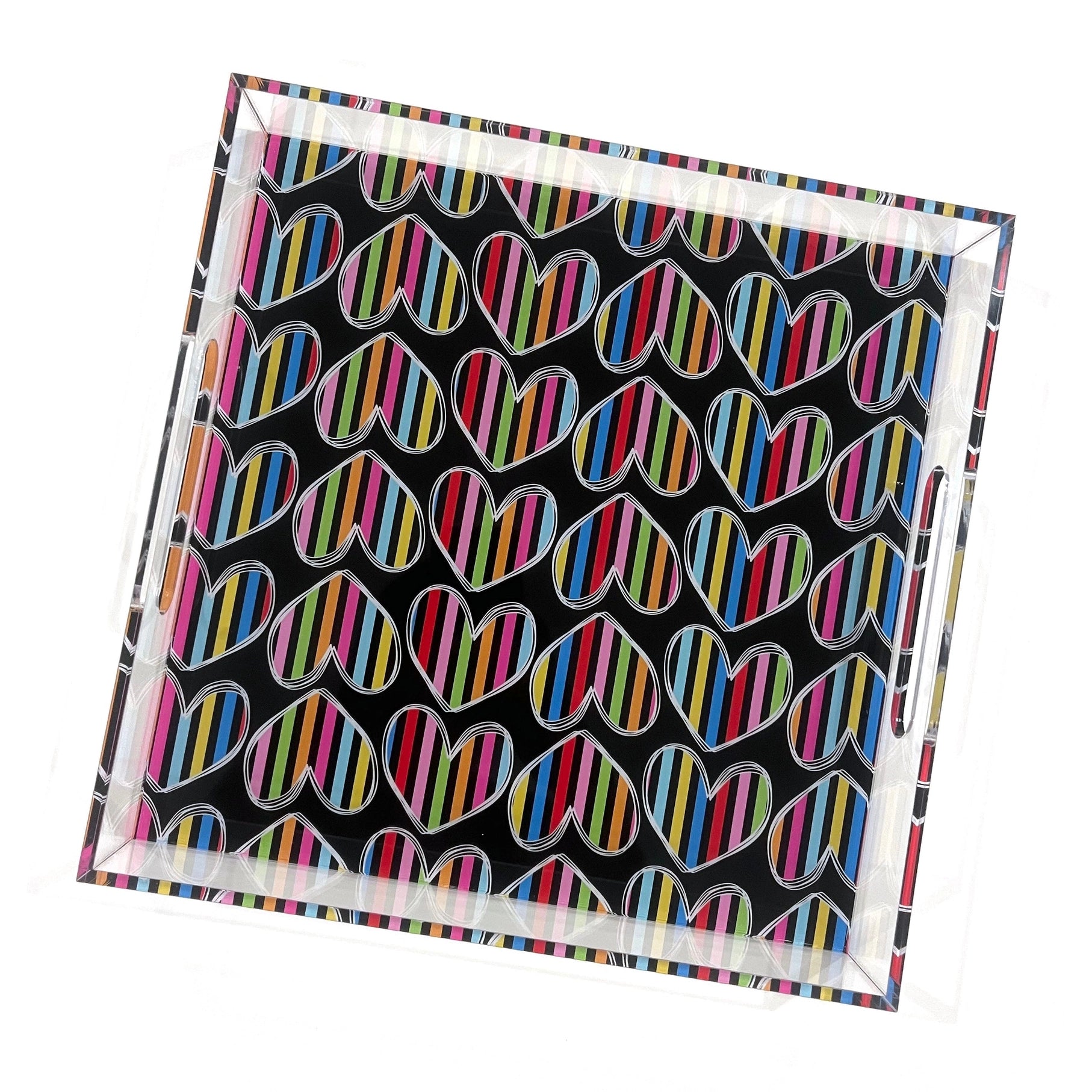 Plateau en acrylique - Neon Love