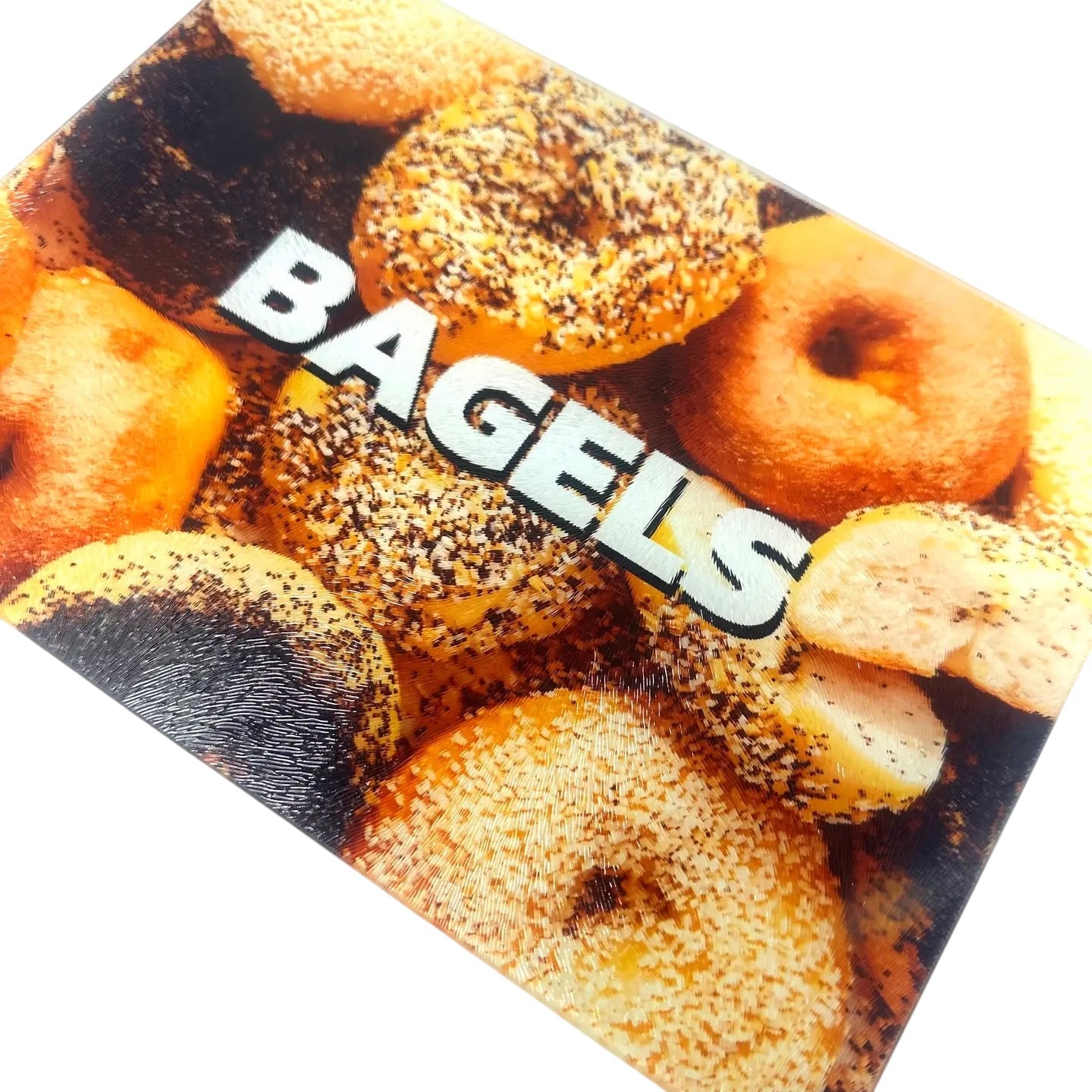 Planche à découper pour bagels