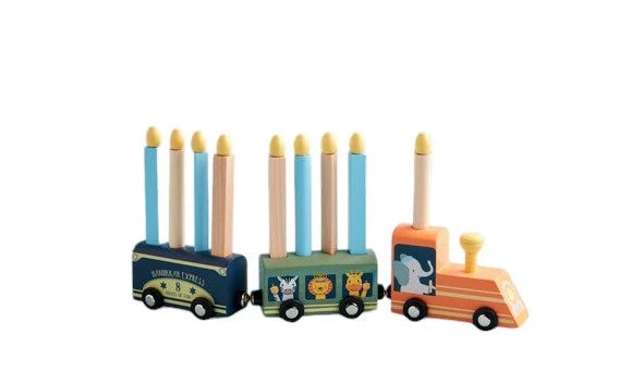 HANUKKAH EXPRESS MENORAH TRAIN SET
