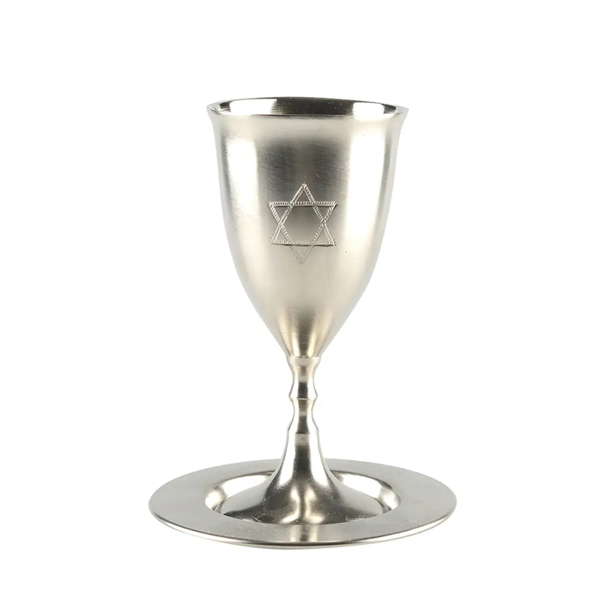 Coupe Kiddush en métal mat