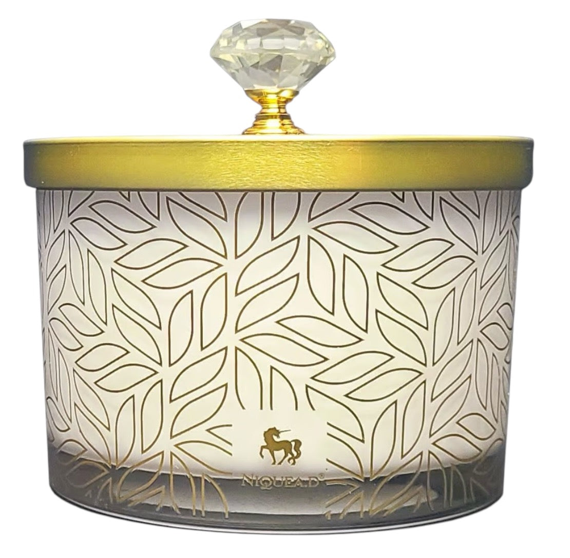 15oz Dish Candle - pink petals