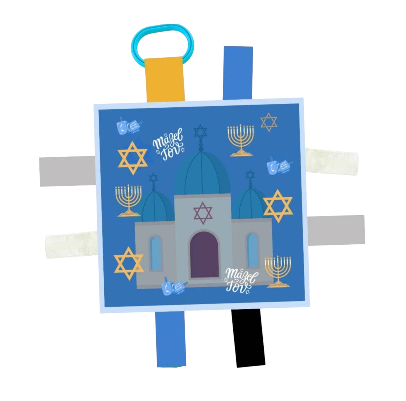 Jouets sensoriels juifs à froisser 8"x 8"