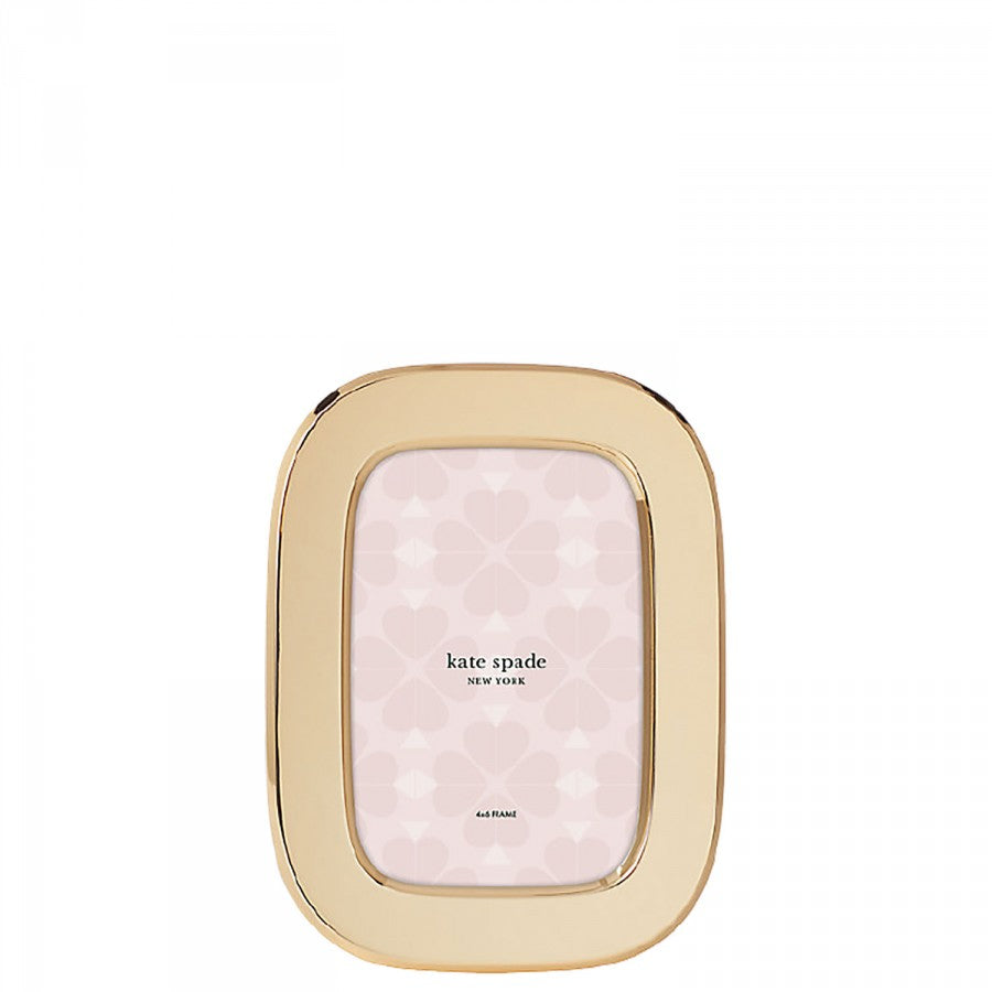 Kate Spade -South Street 4" x 6" Gold Oval Frame
