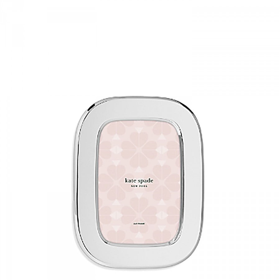 Kate spade- South Street 4" x 6" Silver Oval Frame