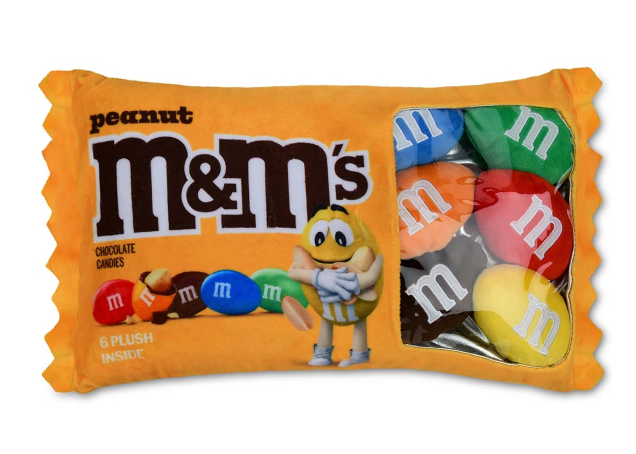 Emballage en peluche M&M aux cacahuètes