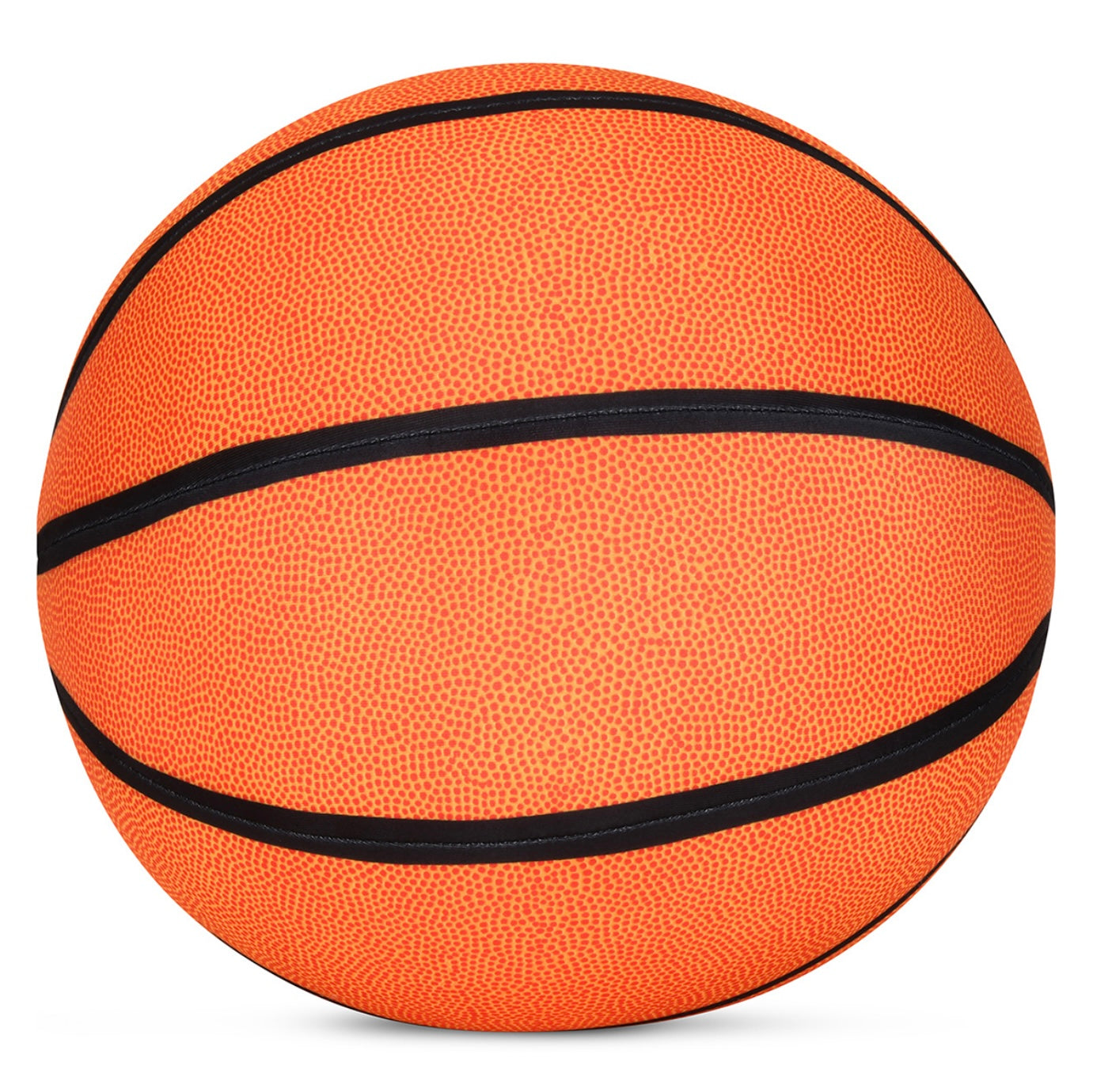 Oreiller en peluche à microbilles de basket-ball