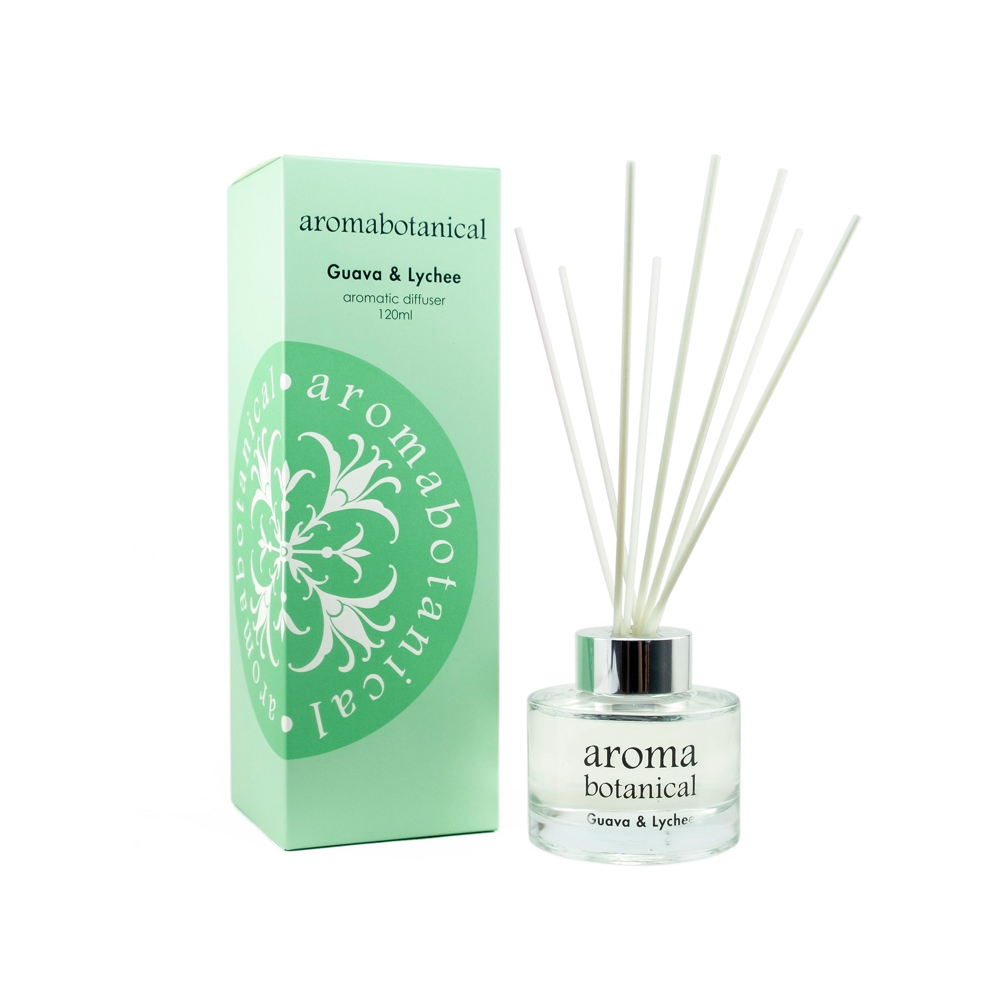 Diffuseur de roseaux Aromabotanical Goyave et Litchi