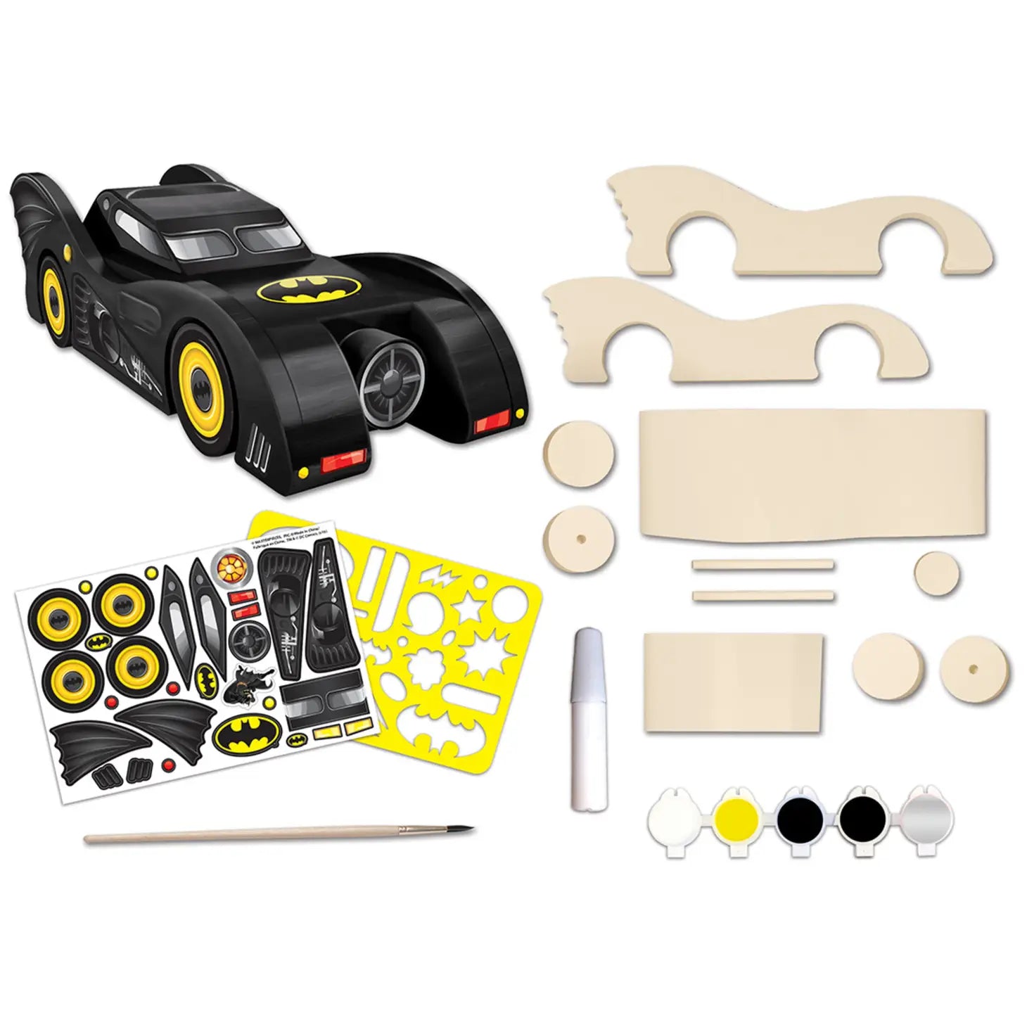 Batman - Batmobile Wood Craft Kit