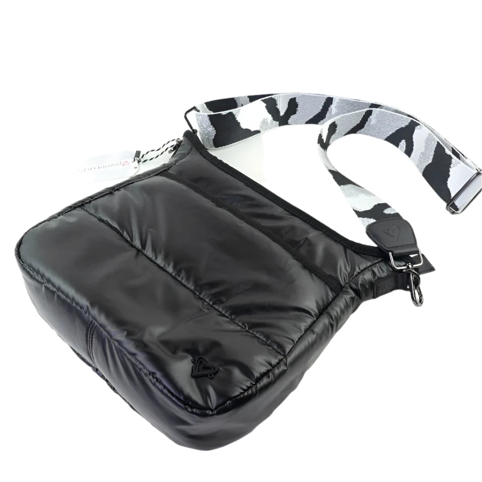 Sac messager matelassé Markham - Noir