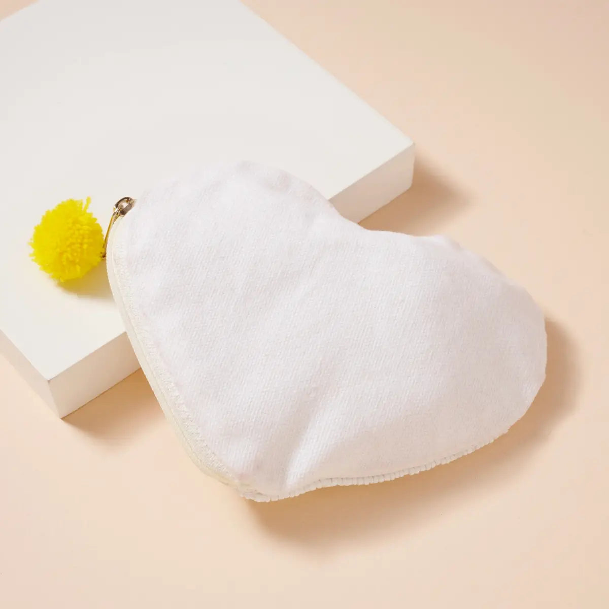 Heart Shaped Pickleball Beaded Coin Pouch