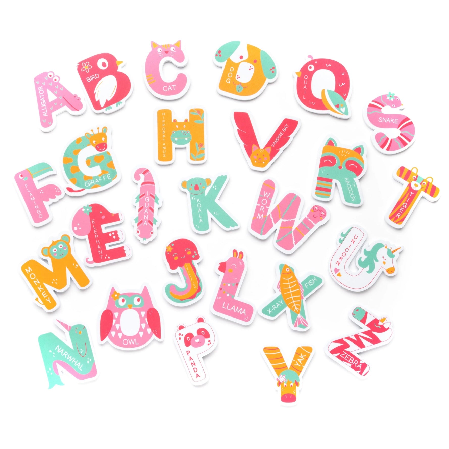 Coffret de jouets de bain ABC de Stephen Joseph - Rose