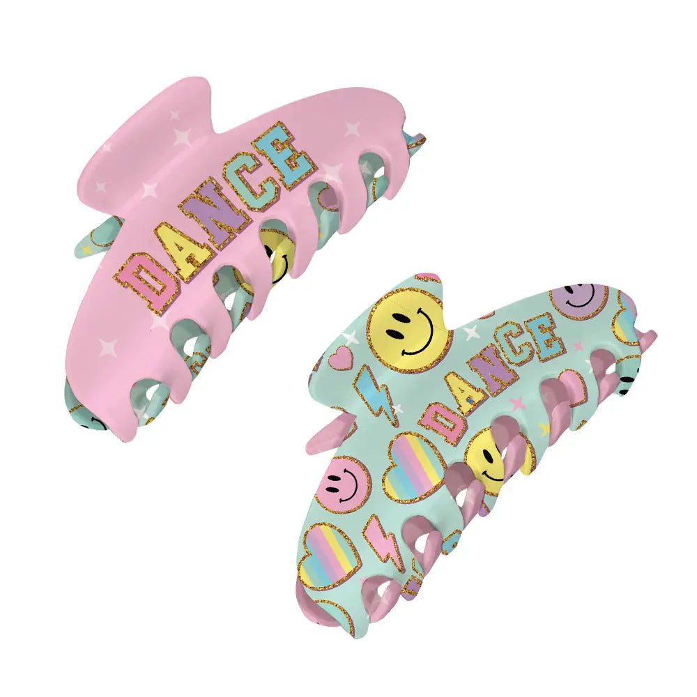 Two-sided dance claw clip