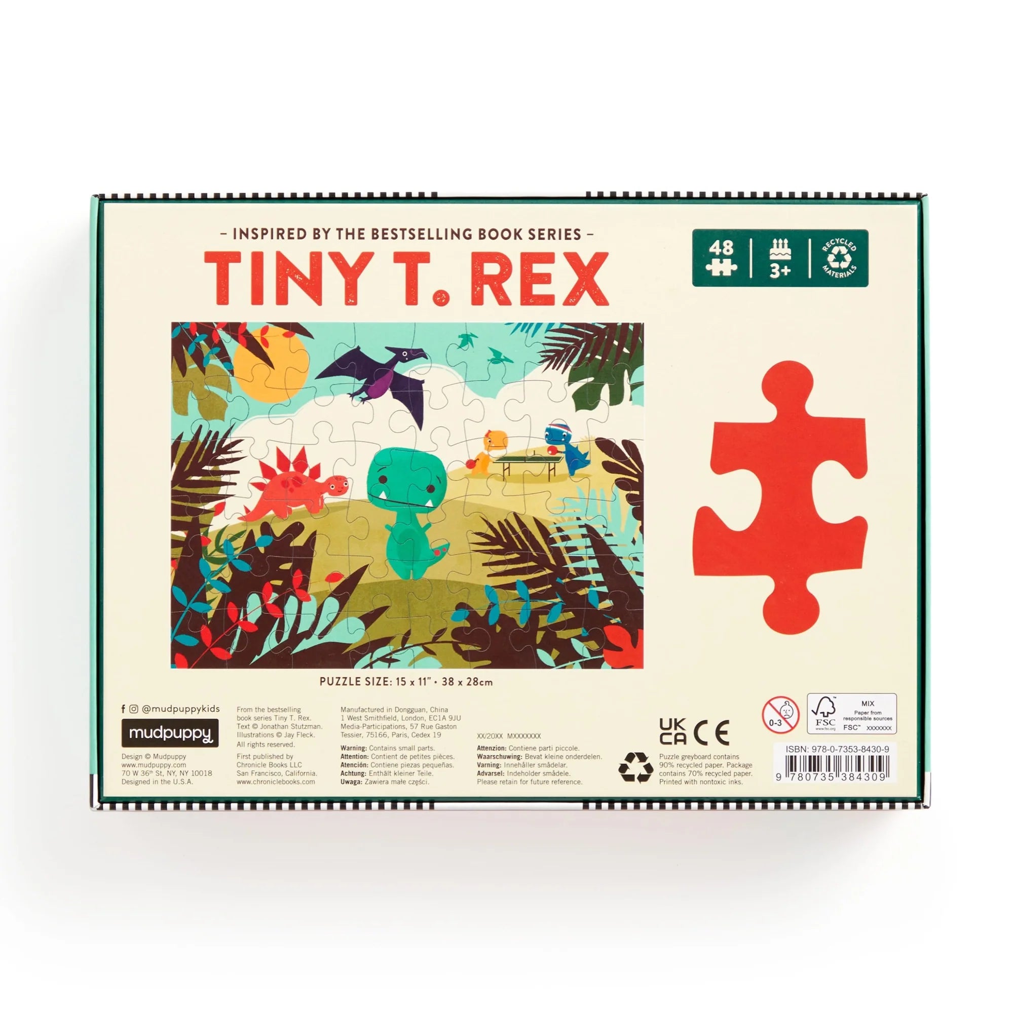 Puzzle Tiny T.Rex 48 pièces