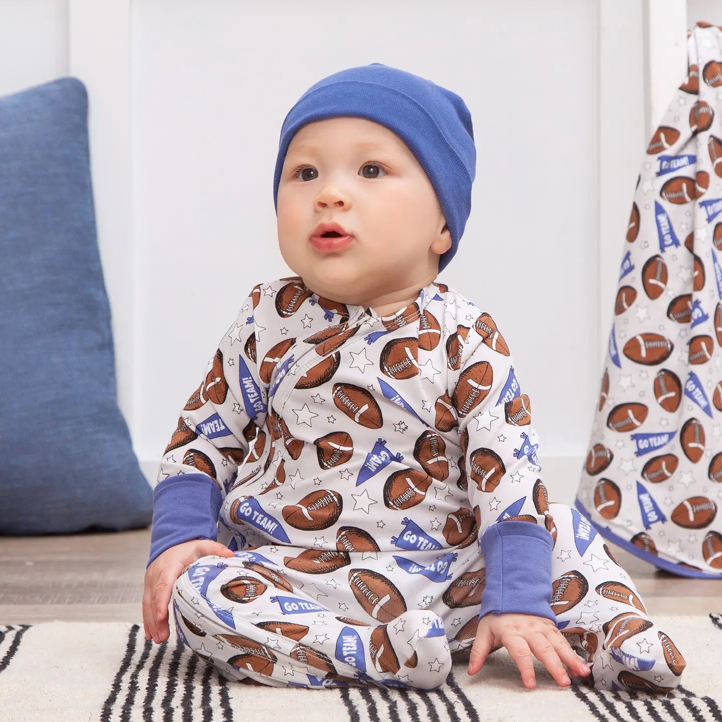 Barboteuse bébé en bambou Go Team