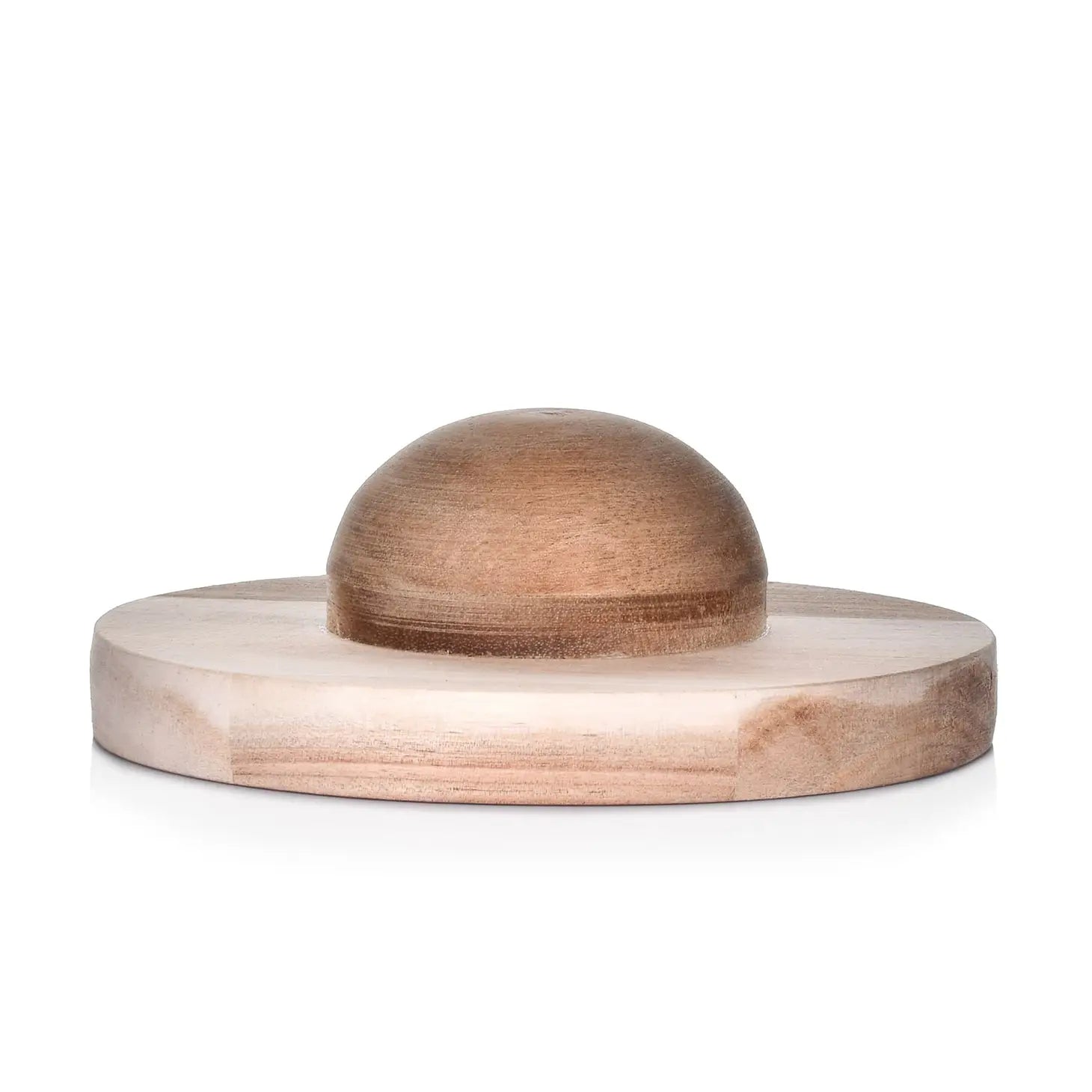 Acacia Wood and Glass Serving Bowl