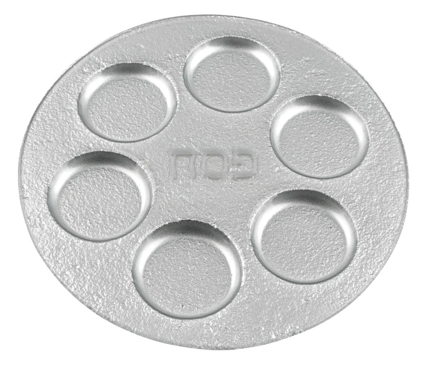 Assiette de Seder en argent