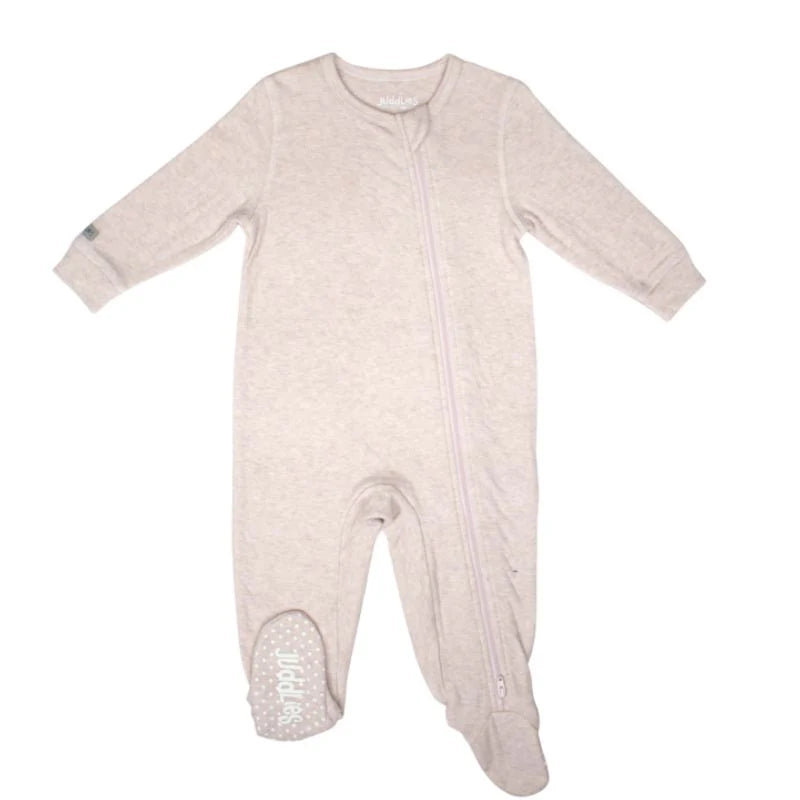 Baby footed Sleeper - Rosewater Fleck