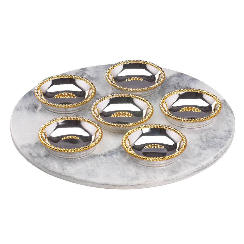 Assiette du Seder REED & Barton - Marbre