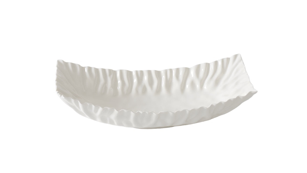 Pampa Bay Deep Rectangular Server Mascali Bianca