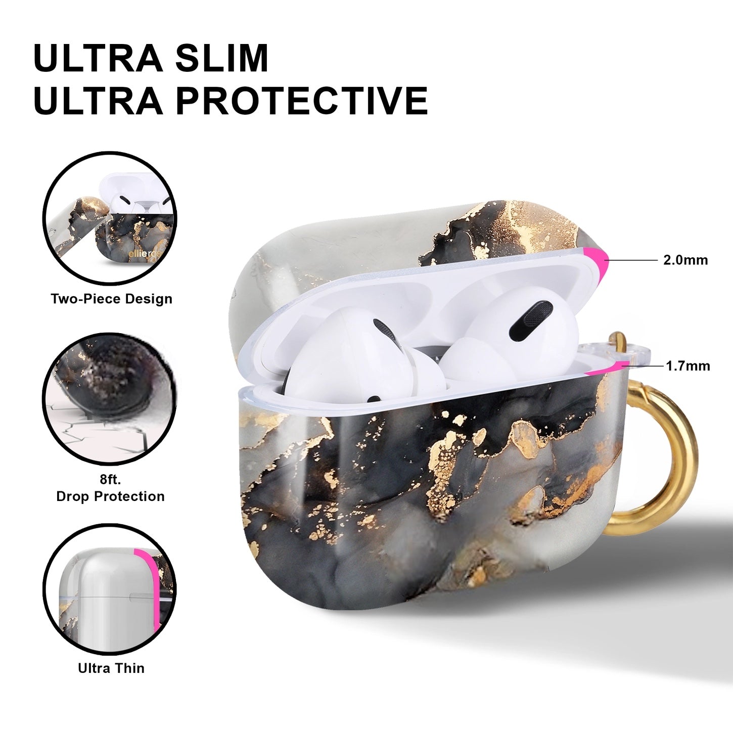 Airpods Pro Case - Mercury Marble