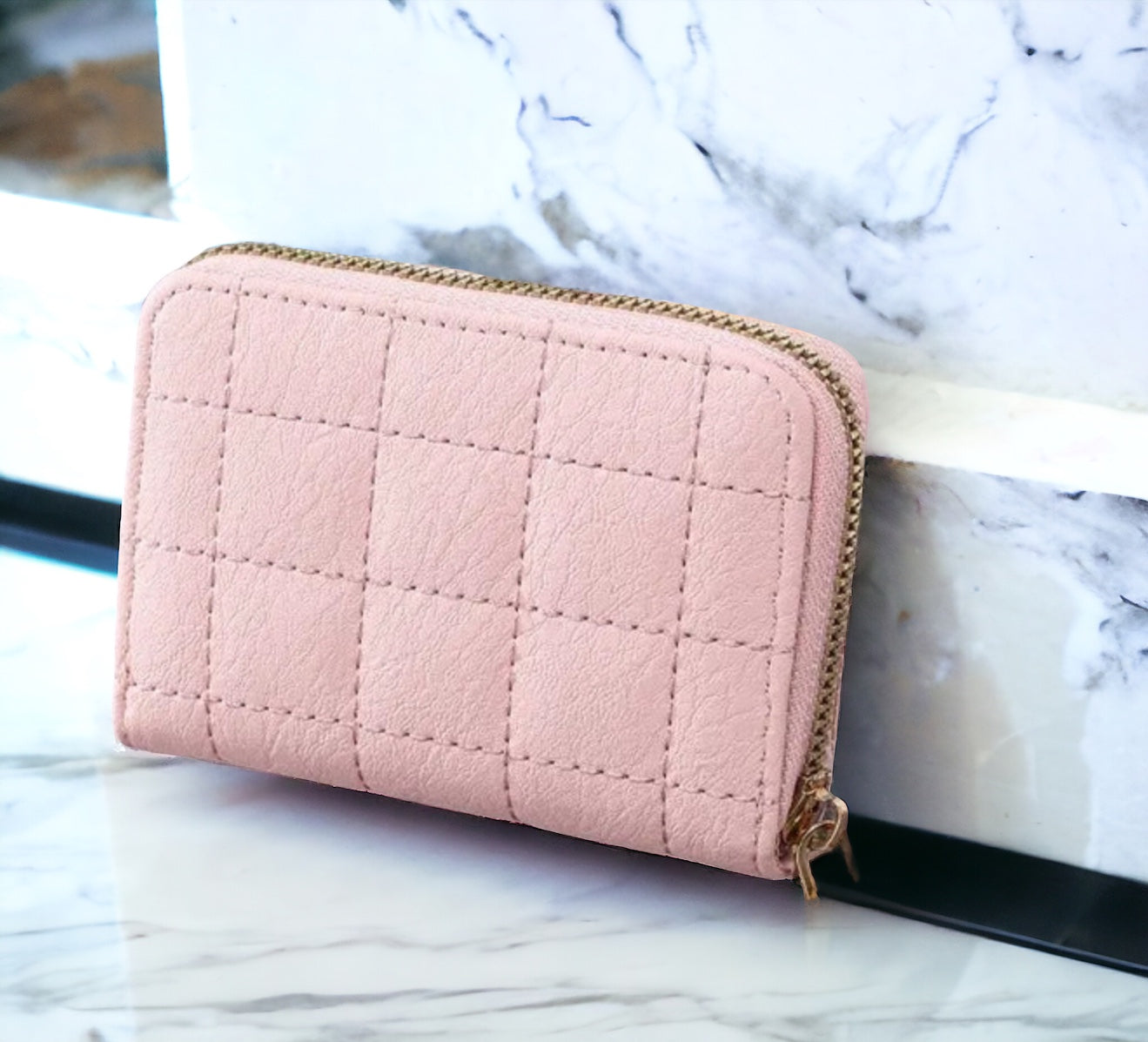 Porte-monnaie / Portefeuille zippé Porte-cartes grande capacité