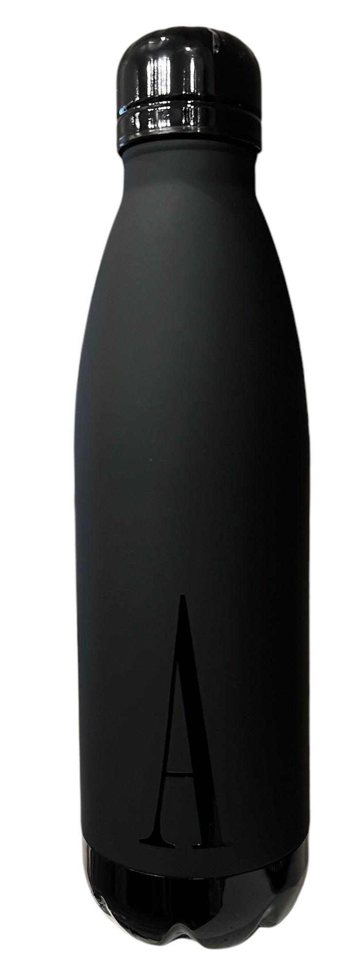 Personalized water bottle 17OZ - Black/Black