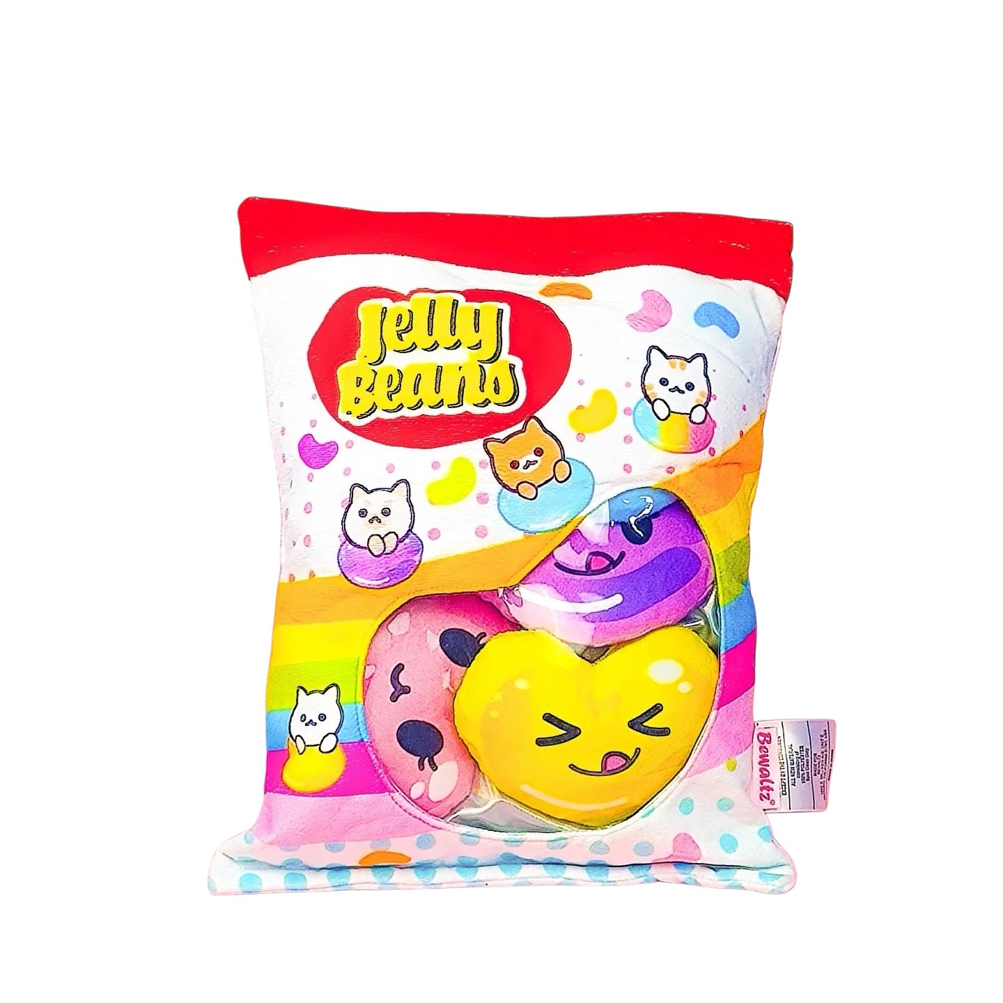 Jelly beans hearts plush toy