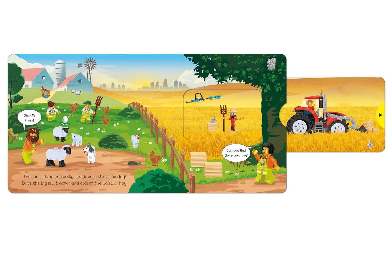 LEGO City Farm Fun: A Push, Pull and Slide Book