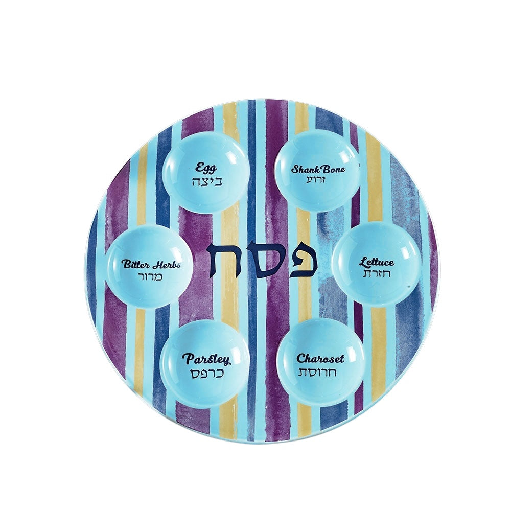 Joseph’s Coat Ceramic Seder Plate