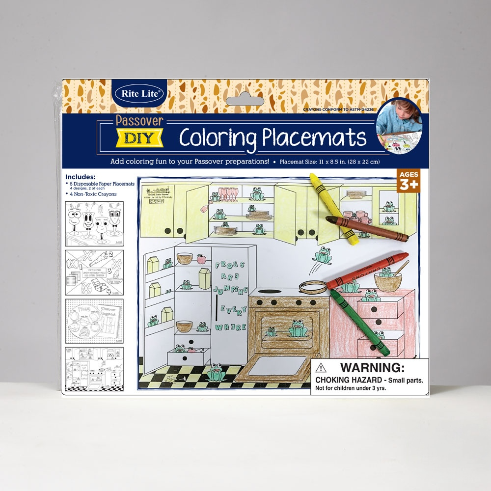 Passover Colouring Placemat Kit