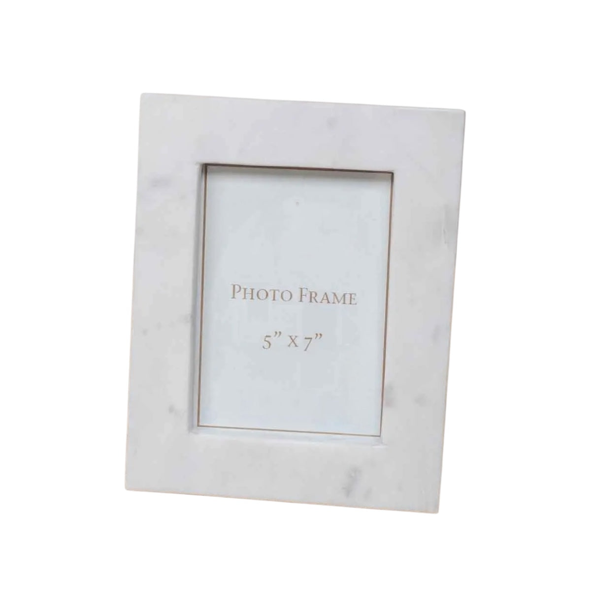 Marble Photo Frame - White 5”x7”